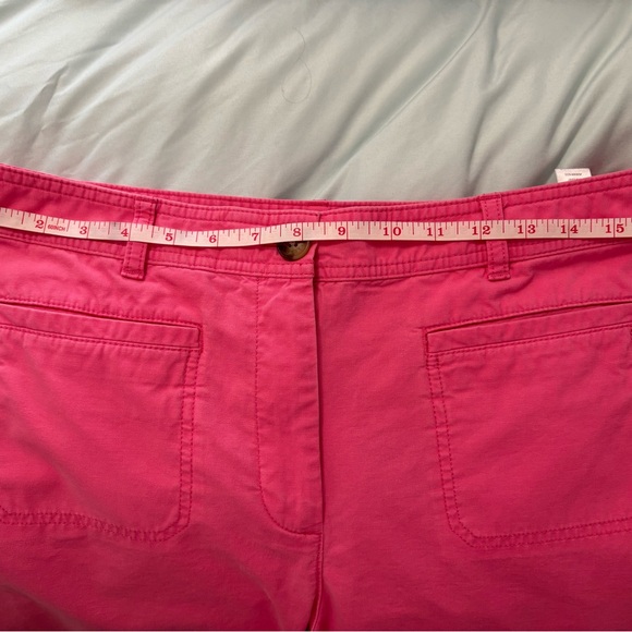 Talbots wide leg crop pants! Pink size 12P! - Picture 3 of 3